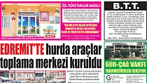 13.10.2018 Tarihli Gazetemiz