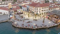 AYVALIK, TARİHİ GÜMRÜK MEYDANI'NA KAVUŞTU