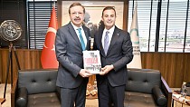 TOBB BAŞKANI HİSARCIKLIOĞLU’NDAN BAŞKAN AKIN’A ZİYARET