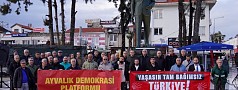 AYVALIK’TA CHP İLÇE BAŞKANLIĞI VE DEMOKRASİ PLATFORMU’NDAN BASIN AÇIKLAMASI