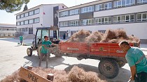AYVALIK’TA OKULLAR AÇILMADAN KAPSAMLI TEMİZLİK