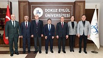 BALIKESİR ÜNİVERSİTESİ İLE DOKUZ EYLÜL ÜNİVERSİTESİ ARASINDA İŞ BİRLİĞİ GÖRÜŞMESİ