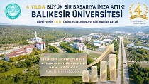 BALIKESİR ÜNİVERSİTESİ’NDE 4 YILLIK KESİNTİSİZ YÜKSELİŞ
