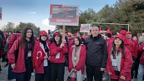 BALIKESİR'DEN GENÇLER, 57. ALAY VEFA YÜRÜYÜŞÜNDE BULUŞTU!