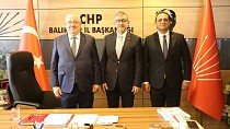 BAŞKAN ERTAŞ’TAN CHP İL BAŞKANI KÖYBAŞI’NA ZİYARET