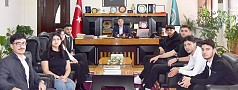 BAÜN REKTÖRÜ OĞURLU, AZERBAYCANLI ÖĞRENCİLERİ AĞIRLADI!