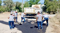 BURHANİYE'DE YOL ÇALIŞMALARI TÜM HIZIYLA DEVAM EDİYOR