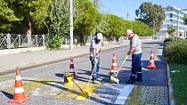 BURHANİYE’DE YOL YAPIM, BAKIM VE ONARIM ÇALIŞMALARINDA YOĞUN MESAİ
