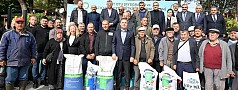 BÜYÜKŞEHİRİN ÇİFTÇİYE DESTEĞİ SÜRÜYOR
