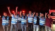 DÜN BAŞKAN SEÇİLDİ BUGÜN GÖMEÇ'TE YANGIN SAHASINDA!
