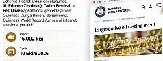FESTOLİVE'DE 16.002 KİŞİYLE KIRILAN DÜNYA REKORU, GUİNNESS WORLD RECORDS’UN RESMİ İNTERNET SİTESİNDE YAYINLANDI