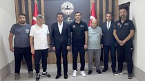 HAVRAN BELEDİYE SPOR KULÜBÜ’NDEN KAYMAKAM EVLİCE’YE ZİYARET - haberi