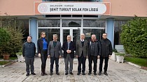 İl Milli Eğitim Müdürü Kal’dan Şehit Turgut Solak Fen Lisesine Eğitim Odaklı Ziyaret
