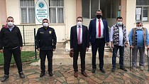 KOCA CAMİ, HACIAHMET VE YUNUS MAHALLE MUHTARLIKLARINA BURHANİYE KAYMAKAMINDAN ZİYARET