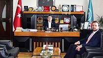 KOSOVA PRİZREN BELEDİYE BAŞKAN YARDIMCISINDAN REKTÖR OĞURLU’YA ZİYARET