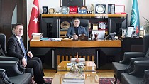 Özbekistan Rönesans Eğitim Üniversitesi Rektörlüğünden Rektör Oğurlu’ya ziyaret - haberi