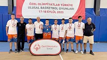 ÖZEL OLİMPİYATLAR TÜRKİYE ULUSAL BASKETBOL OYUNLARINDA ŞAMPİYON OLDULAR, ALTIN MADALYA ALDILAR!