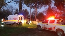 Ambulansı itfaiye kurtardı  - haberi