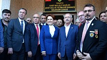 Kılıçdaroğlu ve Akşener, şehitler ve gaziler derneğini ziyaret ettiler  - haberi