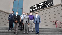 Vali Hasan Şıldak, Ticaret Borsasına ve Ticaret Odasına İade-i Ziyarette Bulundu